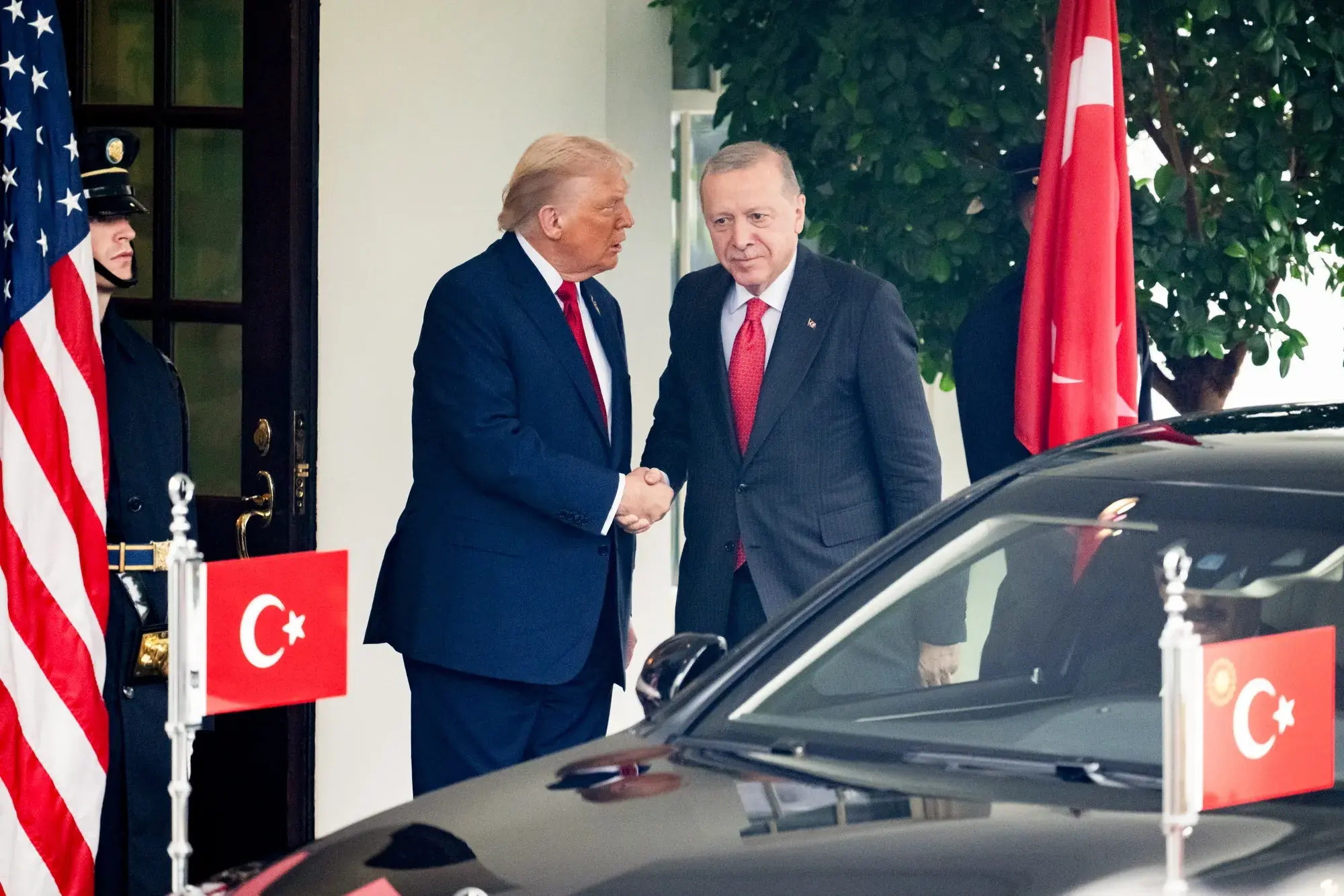دیدار رئیس جمهور ترکیه رجب طیب اردوغان با آقای ترامپ رئیس جمهور ایالات متحده آمریکا